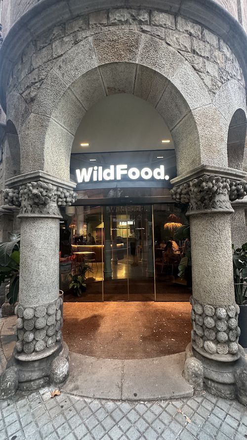Entrance   at Wild Food in Barcelona