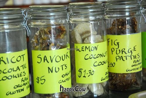 delicious healthy vegan/gluten free  cookies  at Raw on Rye in Rye