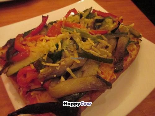 Vegan pizza. at Viva Chapata in Madrid