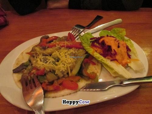 Vegan arepa. at Viva Chapata in Madrid