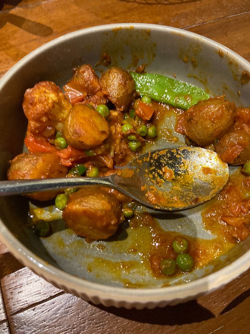 potato appetizer at Kinara By Vikas Khanna - JA Lake View Hotel in Dubai