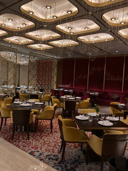 indoor seating at Kinara By Vikas Khanna - JA Lake View Hotel in Dubai