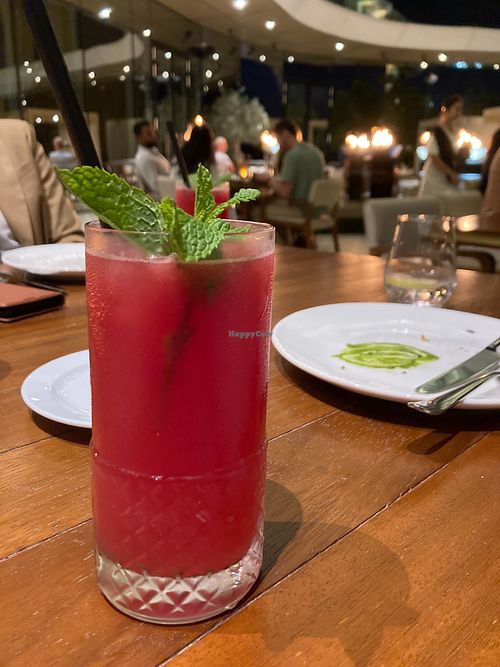 watermelong drink at Kinara By Vikas Khanna - JA Lake View Hotel in Dubai
