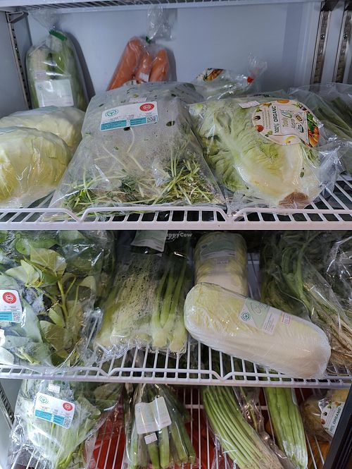 Organic Vegetables at New Leaf Vegetarian 林时加素 in West Singapore