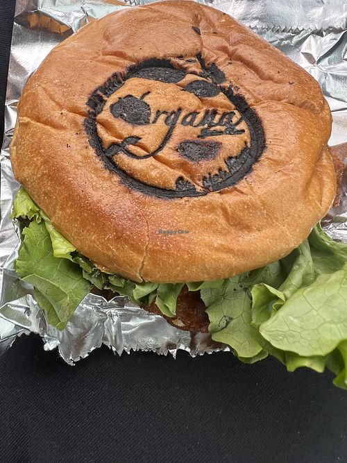 Organa stamped bun  at Organa Food & Juice Bar in Troy