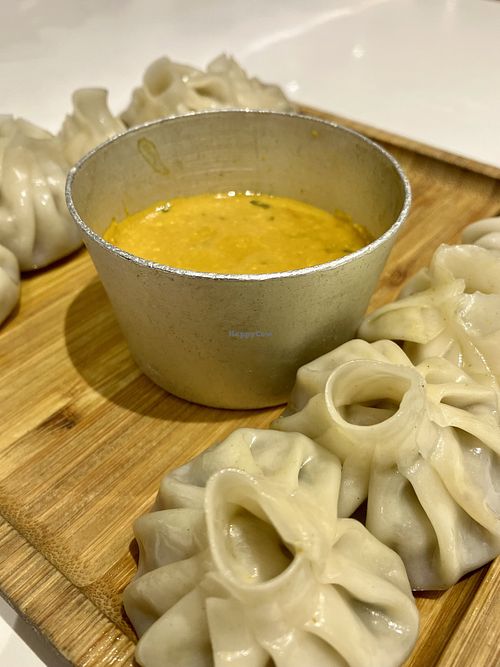 Steamed momos  at The Momos Hub in Sydney