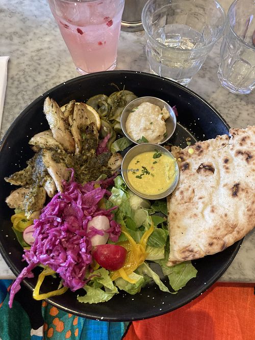 Vegan shawarma   at Bill's in Brighton