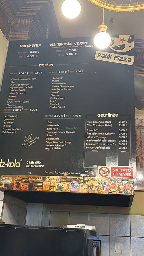   at Pauli Pizza in Hamburg