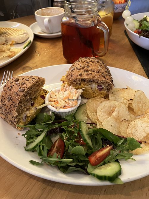 Coronation Chickpea Sandwichh  at Nosh in Pickering