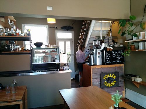 interior at Pollen Tea Room in Battery Point
