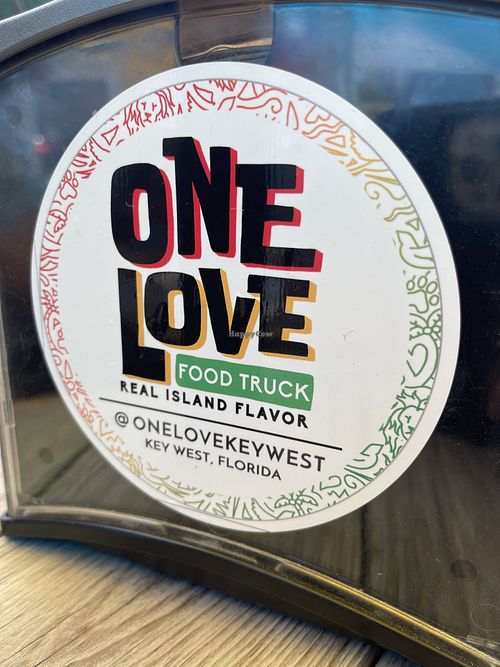 Logo  at One Love Food Truck in Key West