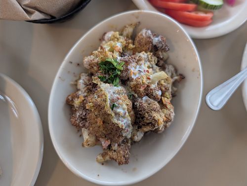 Tahini cauliflower at Aladdin's Eatery in Boardman