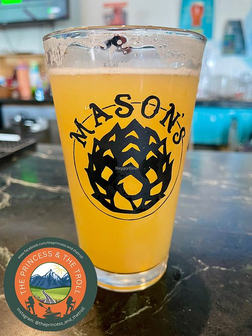 Yep, beer    at Mason's Brewing Company in Brewer
