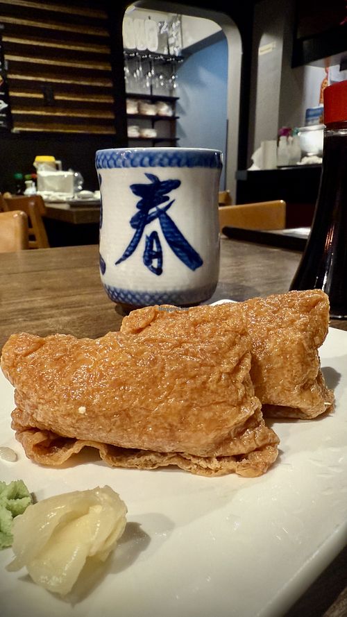 Inari Nigiri  at Vegan Shoku in Vancouver