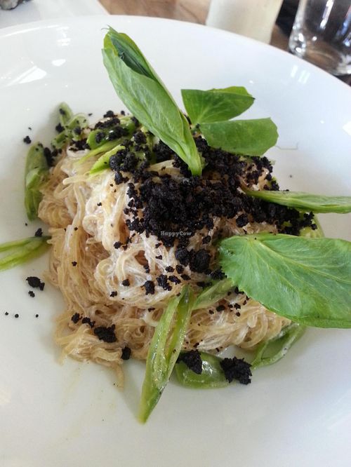 Black pepper kelp noodle at M.A.K.E. Raw Cuisine in Santa Monica