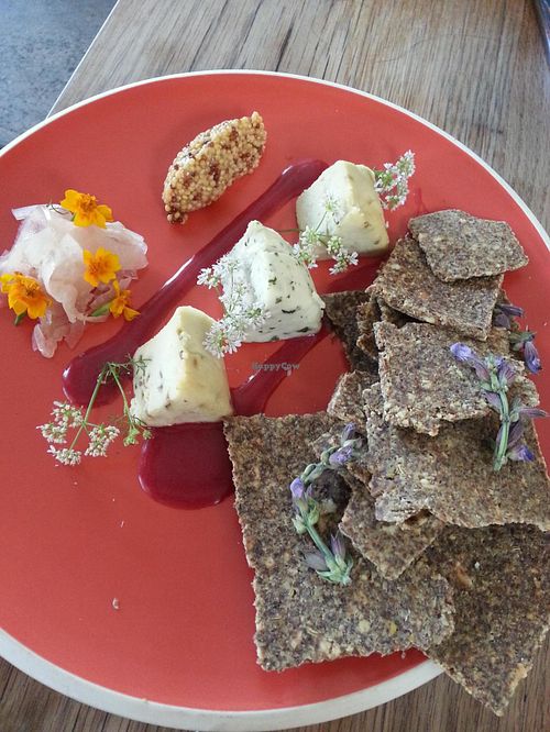 'cheeze' platter at M.A.K.E. Raw Cuisine in Santa Monica