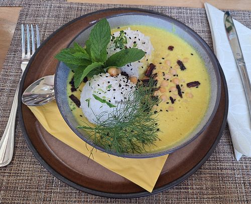 Veganes Curry at Kulinarium in Bad Hall