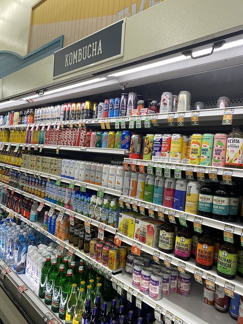 My Favorite Section • Kombucha 💖  at Sprouts Farmers Market in Norwalk