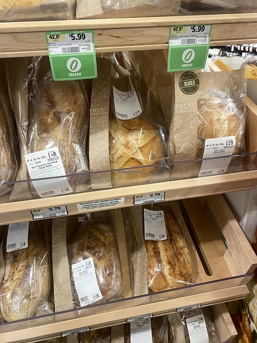 Bread Section Now Has Loafs Sliced! Amazing!  at Sprouts Farmers Market in Norwalk