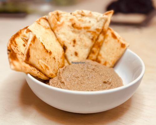 Smoked Eggplant Dip (babaganoush) at The Bread and Butter Shoppe in Greenwood