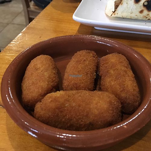 croquetas (we had alredy eaten 2) at B13 Bar in Madrid