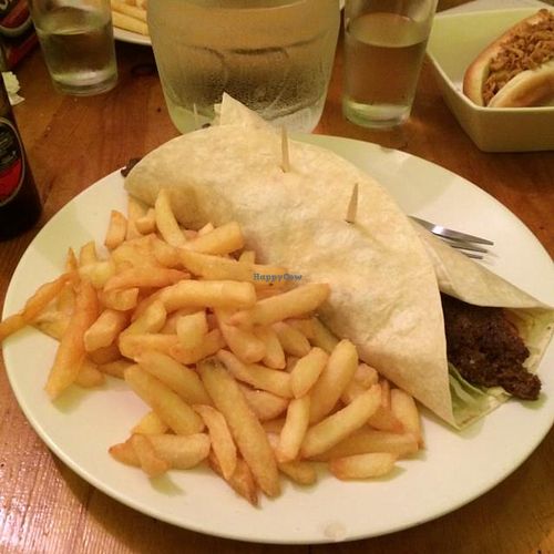 kebab de seitán at B13 Bar in Madrid