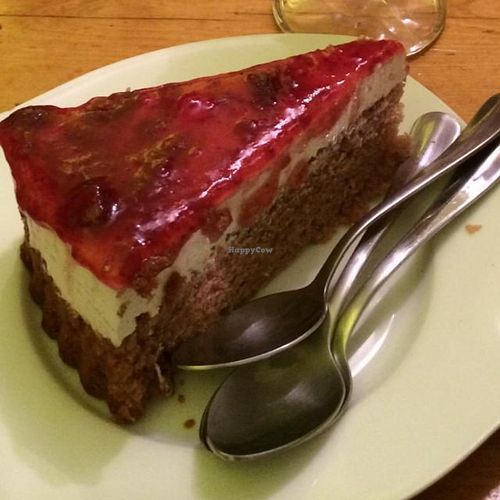 cheesecake at B13 Bar in Madrid