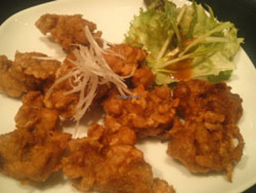 Soy meat at Olu Olu Cafe in Tokyo