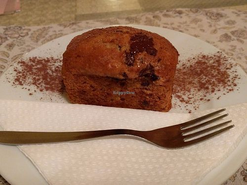 Banana cake at Cafe Camelia in Barcelona