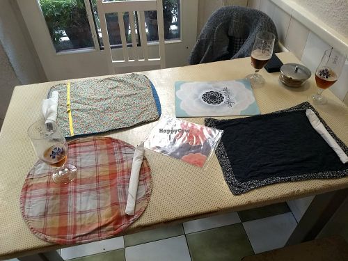 Table at Cafe Camelia in Barcelona