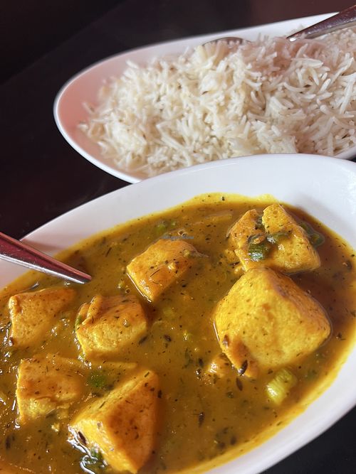 Mango Curry Tofu  at Tulsi Indian Cuisine in Richmond