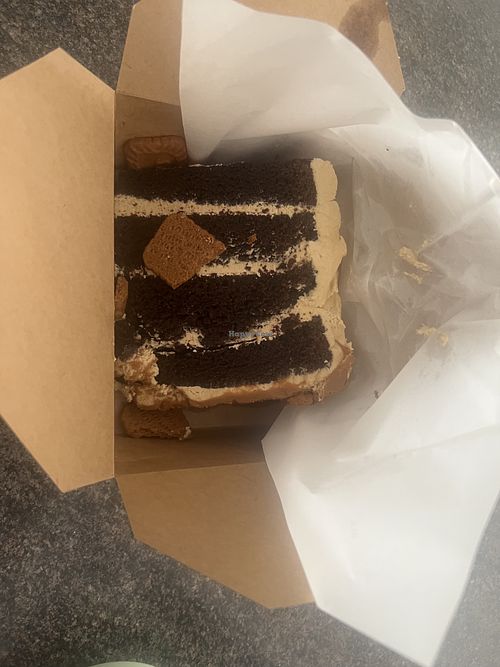 Biscoff cake   at Black Goo Coffee in Tring