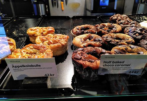 Vegan baked sweets at Espresso House - Gamla Stan in Stockholm