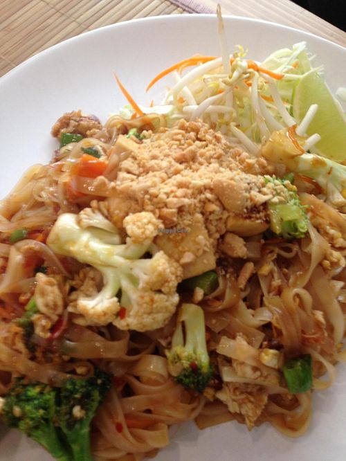 Vegetarian Pad Thai at ThaiWok in Budapest