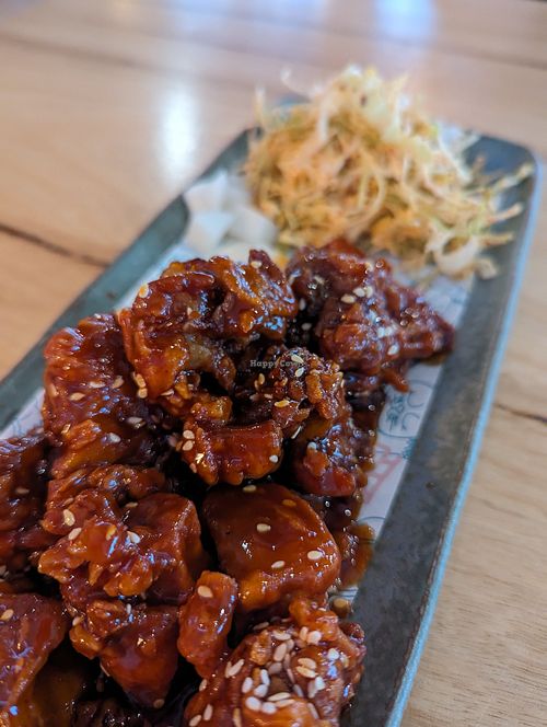 vegan fried chicken at Love House in Anglesea