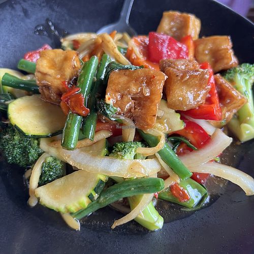 Basil & chilli with tofu  at Manly Thai Gourmet in Manly