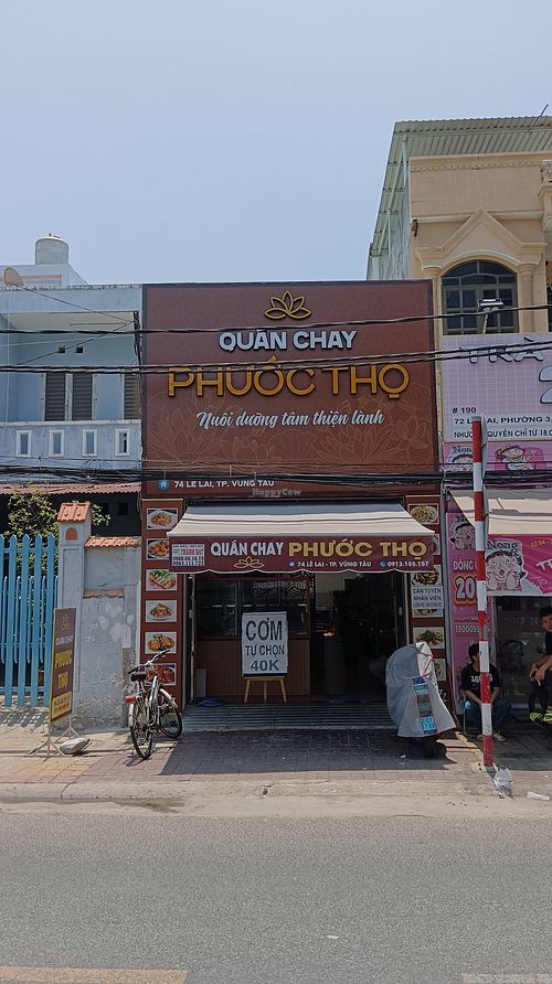 Restaurant facade at Phước Thọ in Vung Tau