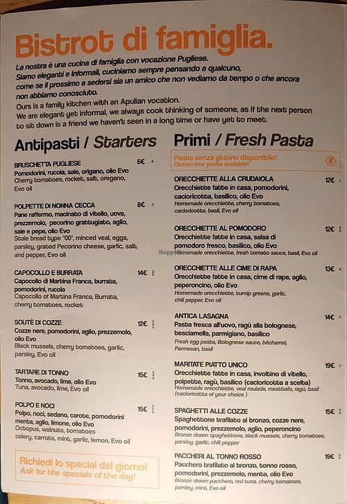  at Ostuni Bistrot in Ostuni