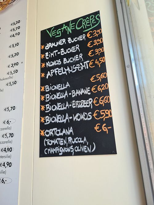 Vegan Crêpes at Stella Eiscafé - Crêpes in Regensburg