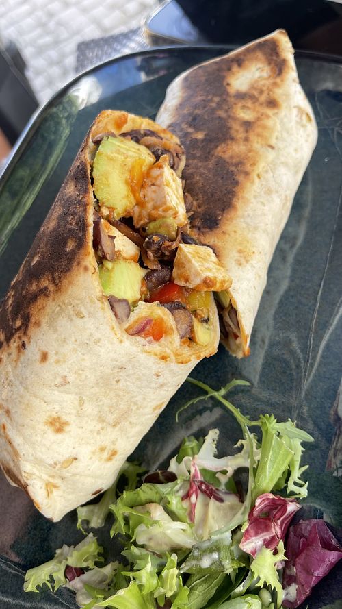   at Sam's Coffee and Bistro in Armacao De Pera