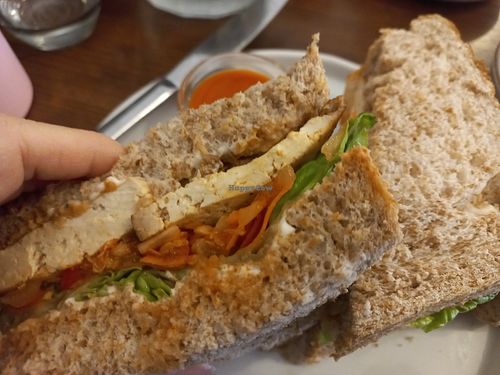 Tofu Sandwich at Union Yoga + Cafe in Ramsgate