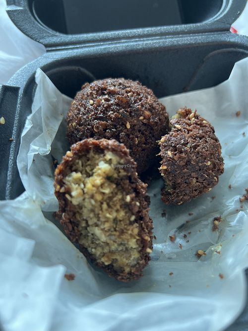 Incredible homemade falafel   at Just Falafel in Windsor