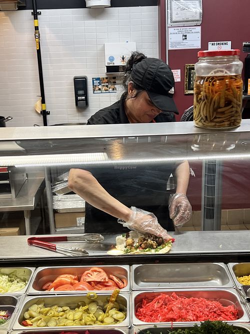   at Just Falafel in Windsor