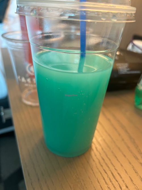  Don’t forget the blueberry lemonade!!!!  at Just Falafel in Windsor