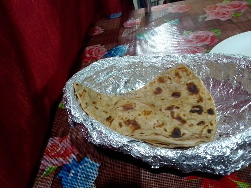 Plain paratha at Magadh Tasty Sweet Restaurant in Bodhgaya