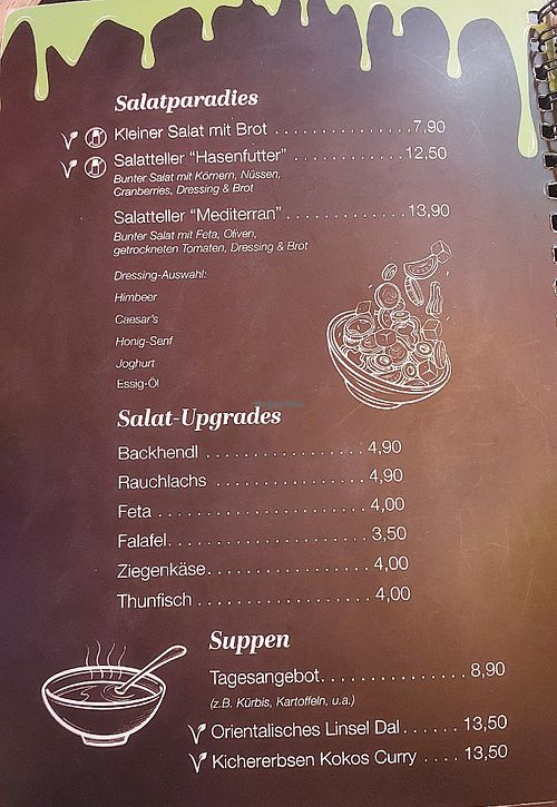 Vegan Salads and Soups at Café fuchs+hase in Iserlohn
