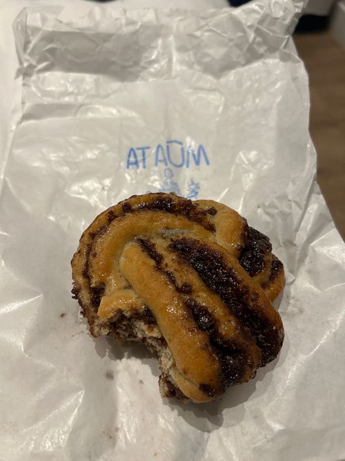 Looked good but it was dry and tasted old, definitely not fresh    at At Aûm Studio in Paris