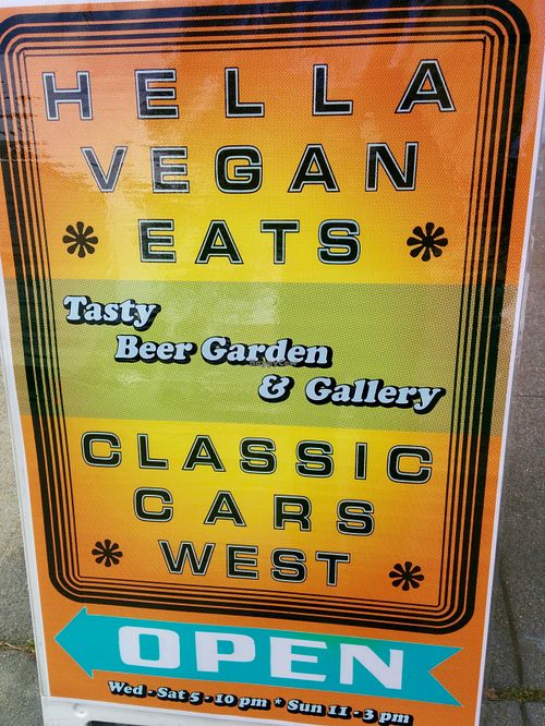 Hella Vegan Eats, cause Hell yeah vegans eat. at Hella Vegan Eats in Oakland