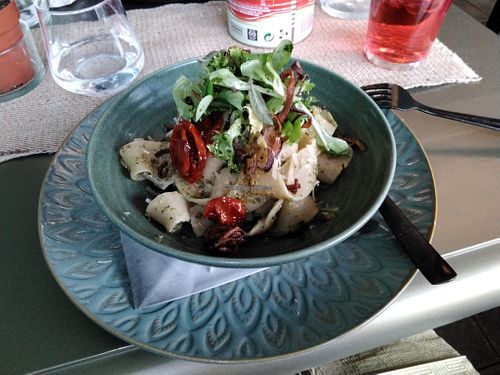 "Pasta with sage pesto" at Bar 15 in Seinaejoki