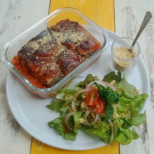Vegan Moussaka at Soulscape Café in Koh Phangan